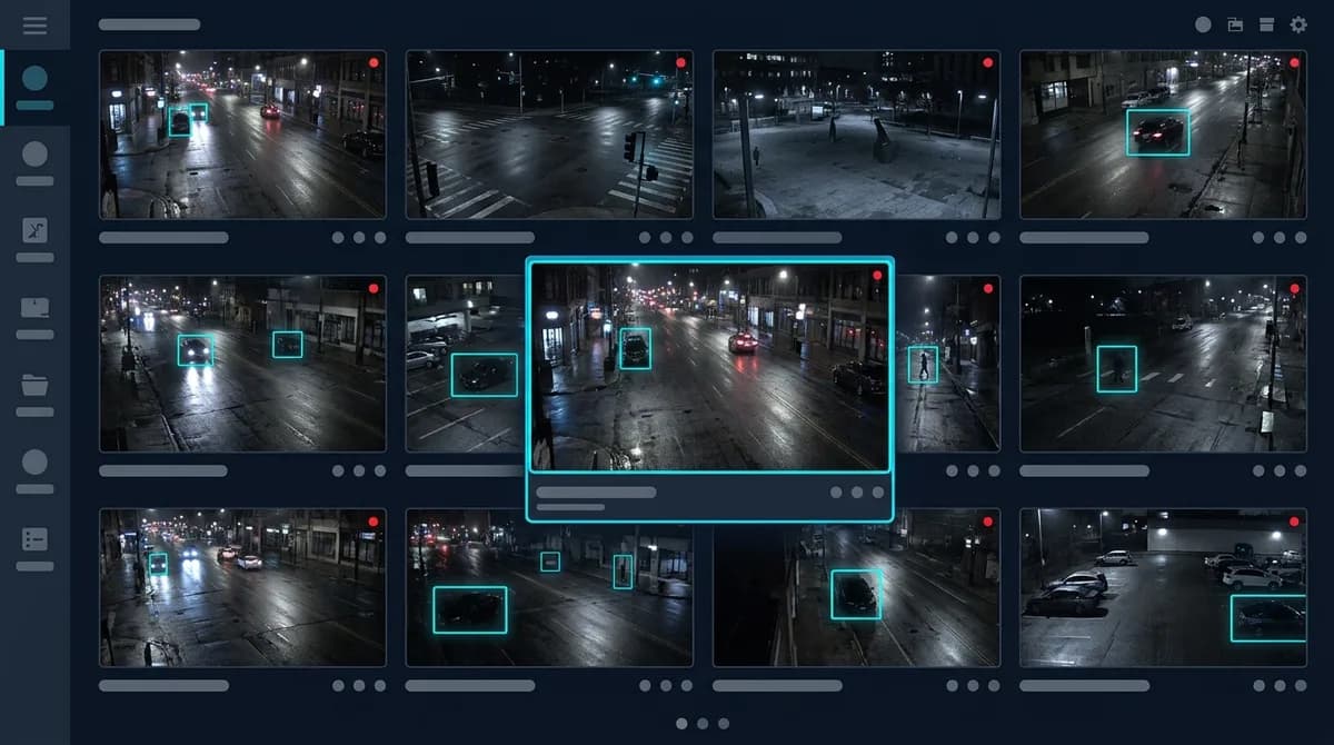Unified video wall combining live feeds from thousands of cameras